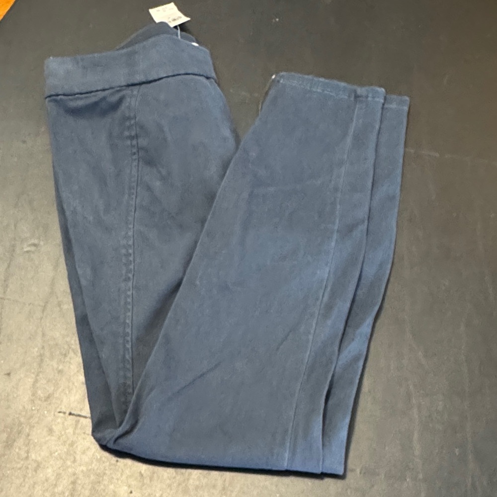 Navy Blue Pants with Zipper Detail - Picture 3 of 3